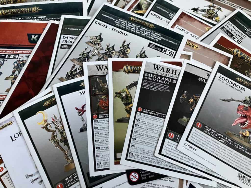 Collection of Paper Copy Build Instructions